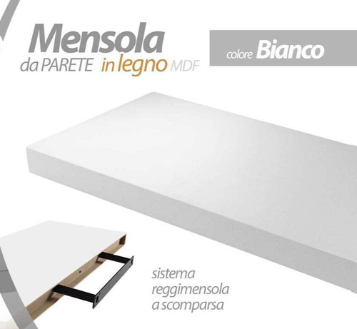 Mensola parete 100 - parete, 100*25*4